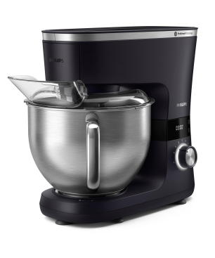 PHILIPS HR 7962/01 1000W 5,5L Küchenmaschine Schwarz (Rührschüsselkapazität: 5,5 Liter, 1000 Watt)