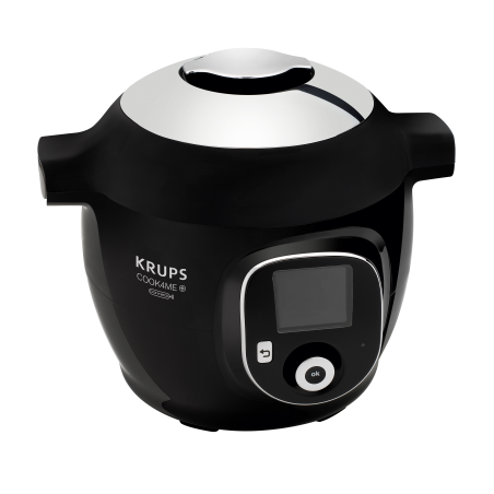 KRUPS CZ7158 Cook4Me+ Connect Multikocher Schwarz/Grau (Rührschüsselkapazität: 6 Liter, 1600 Watt)