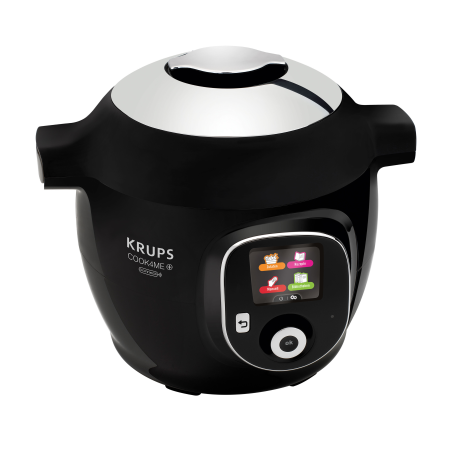 KRUPS CZ7158 Cook4Me+ Connect Multikocher Schwarz/Grau (Rührschüsselkapazität: 6 Liter, 1600 Watt)