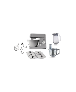 KENWOOD Chef KVC3150S Küchenmaschine Silber (Rührschüsselkapazität: 4,6 Liter, 1000 Watt)