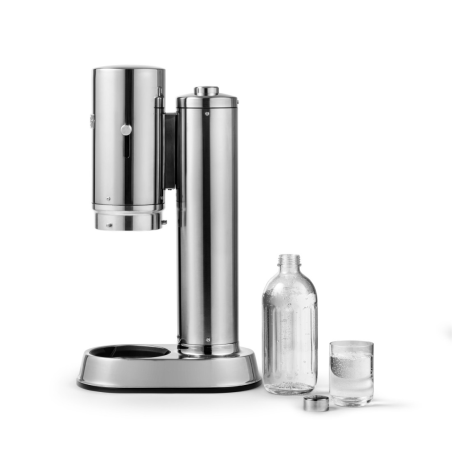 AARKE A1081 Carbonator Pro Wassersprudler, Silber