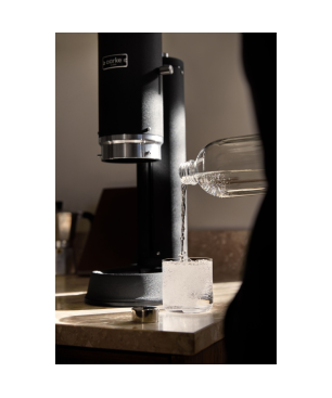 AARKE A1082 CARBONATOR PRO MATT SCHWARZ Wassersprudler, Schwarz