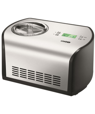 UNOLD One Eismaschine (135 Watt, Edelstahl/Schwarz)
