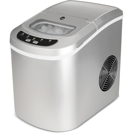 WILFA ICE-12S Eiswürfelmaschine (95 Watt, Silber)