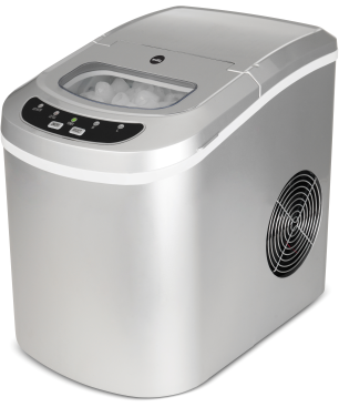 WILFA ICE-12S Eiswürfelmaschine (95 Watt, Silber)
