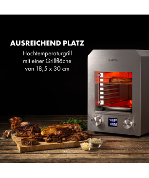 KLARSTEIN Hannibal Elektrogrills Silber