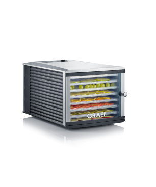 GRAEF DA 508 SILBERGRAU/SCHWARZ Dörrautomat (630 Watt)