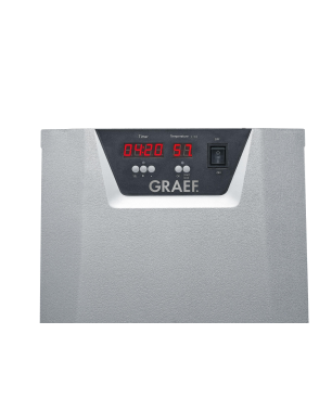 GRAEF DA 508 SILBERGRAU/SCHWARZ Dörrautomat (630 Watt)