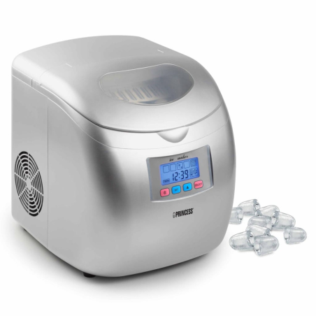 PRINCESS 422312 Eiswürfelmaschine (120 Watt, Grau)