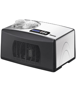 UNOLD EISMASCHINE Cortina Eismaschine (150 Watt, Edelstahl/Schwarz)