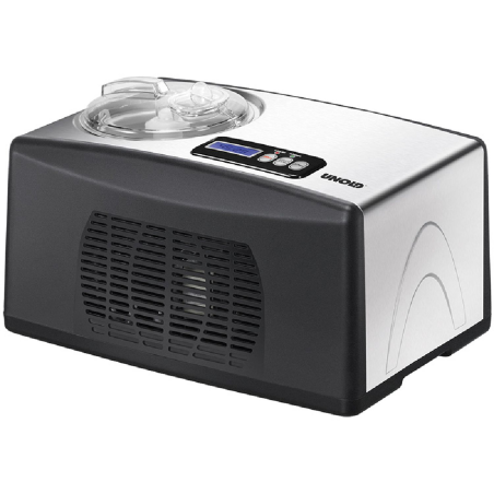 UNOLD EISMASCHINE Cortina Eismaschine (150 Watt, Edelstahl/Schwarz)