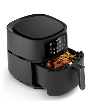 PHILIPS HD9285/90 Connected Airfryer XXL Series 5000 7.2L Heißluftfritteuse 2000 Watt Schwarz/Dunkles Silber