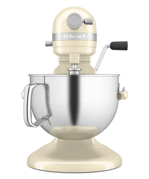 KITCHENAID 5KSM60SPXEAC Küchenmaschine Creme (Rührschüsselkapazität: 5,6 Liter, 375 Watt)