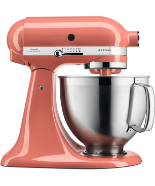 KITCHENAID Artisan 4,8 Liter - 5KSM185PSEPH Küchenmaschine Koralle (300 Watt)
