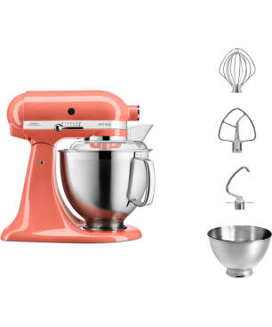 KITCHENAID Artisan 4,8 Liter - 5KSM185PSEPH Küchenmaschine Koralle