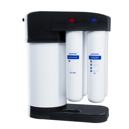 AQUAPHOR Umkehrosmose-Anlage DWM 102S Umkehrosmsoe-Anlage, Black