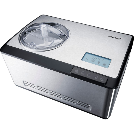 STEBA IC 180 Eismaschine (180 Watt, Edelstahl/Schwarz)
