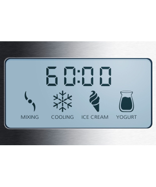 STEBA IC 180 Eismaschine (180 Watt, Edelstahl/Schwarz)
