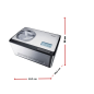 STEBA IC 180 Eismaschine (180 Watt, Edelstahl/Schwarz) STEBA IC 180 Eismaschine (180 Watt, Edelstahl/Schwarz)