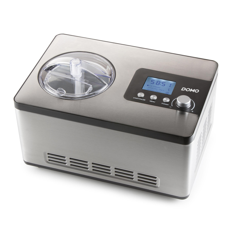 DOMO DO 9207I (EDELSTAHL) Eismaschine (180 Watt, Silber) DOMO DO 9207I (EDELSTAHL) Eismaschine (180 Watt, Silber)