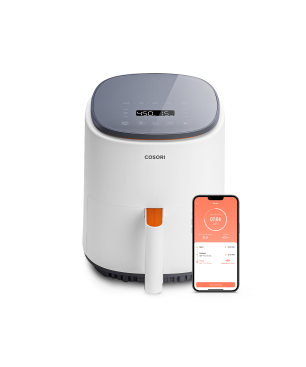 COSORI Lite 3.8L Smart Heißluftfritteuse 1500 Watt weiß