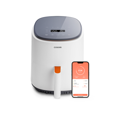 COSORI Lite 3.8L Smart Heißluftfritteuse 1500 Watt weiß