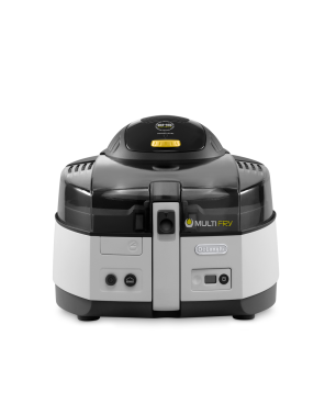 DELONGHI MultiFry Classic FH1163/1 Heißluftfritteuse 1600 Watt Schwarz/Weiß