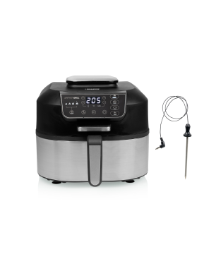 PRINCESS XXL Heißluftfritteuse 1760 Watt Silber-Schwarz