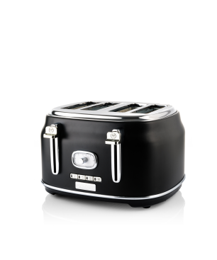 WESTINGHOUSE WES24 Wasserkocher Toaster Kaffeemaschine Set schwarz (1750 Watt, Schlitze: 4)