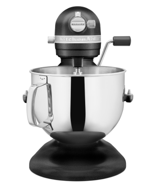 KITCHENAID 5KSM7580XEBK Sparset inkl. 5 Zubehöre Küchenmaschine Gusseisen Schwarz (Rührschüsselkapazität: 6,9 Liter, 500 Watt)