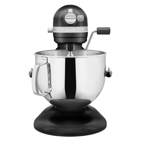 KITCHENAID 5KSM7580XEBK Sparset inkl. 5 Zubehöre Küchenmaschine Gusseisen Schwarz (Rührschüsselkapazität: 6,9 Liter, 500 Watt)