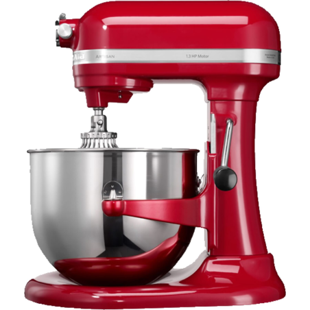KITCHENAID 5KSM7580XEER Sparset inkl. 5 Zubehöre Küchenmaschine Empire Rot (Rührschüsselkapazität: 6,9 Liter, 500 Watt)