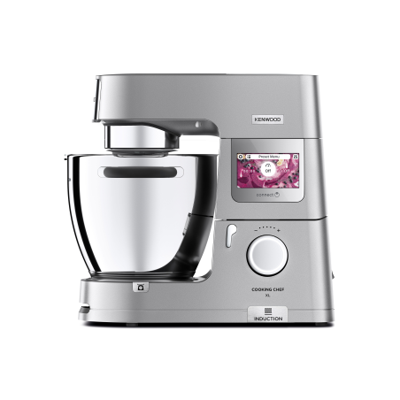 KENWOOD Cooking Chef XL KCL95.424SI Küchenmaschine mit Kochfunktion Silber (Rührschüsselkapazität: 6,7 Liter, 1500 Watt)
