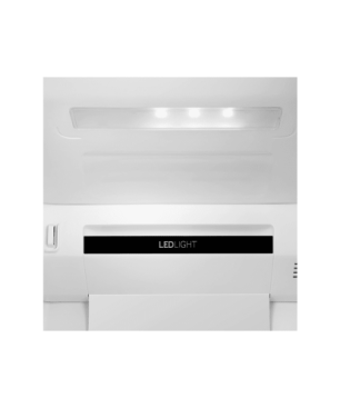 HAIER HSR3918FIMP Side-by-Side (393 kWh/Jahr, F, 117,5 cm hoch, Edelstahl)