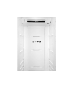 HAIER HSR3918FIMP Side-by-Side (393 kWh/Jahr, F, 117,5 cm hoch, Edelstahl)