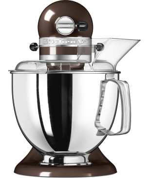 KITCHENAID 5KSM175PSEOB Artisan Küchenmaschine Onyx Schwarz (Rührschüsselkapazität: 3 Liter, 300 Watt)