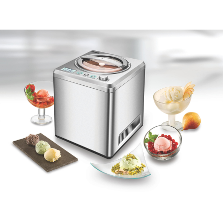 UNOLD 48872 EISMASCHINE EXKLUSIV Eismaschine (180 Watt, Edelstahl)