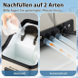 COSTWAY 2,5L Wassertank Eiswürfelmaschine (180 Watt, Silber) COSTWAY 2,5L Wassertank Eiswürfelmaschine (180 Watt, Silber)
