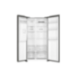 HAIER HSR3918FIMP Side-by-Side (393 kWh/Jahr, F, 117,5 cm hoch, Edelstahl)
