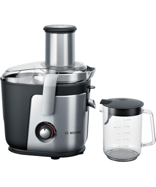 BOSCH MES 4010 SILBER/SCHWARZ Entsafter 1200 Watt, Silber/Schwarz
