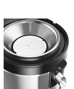 BOSCH MES 4010 SILBER/SCHWARZ Entsafter 1200 Watt, Silber/Schwarz