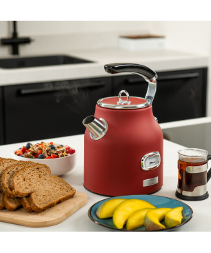 WESTINGHOUSE WES11 Wasserkocher Toaster Mixer Set rot (1750 Watt, Schlitze: 4)