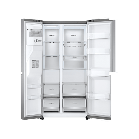 LG GSLV90PZAD Side-by-Side (D, 1790 mm hoch, Platinum Silver)
